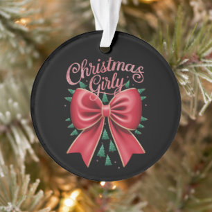Noeud pour sapin de Noël Girly Esthétique Fêtes de