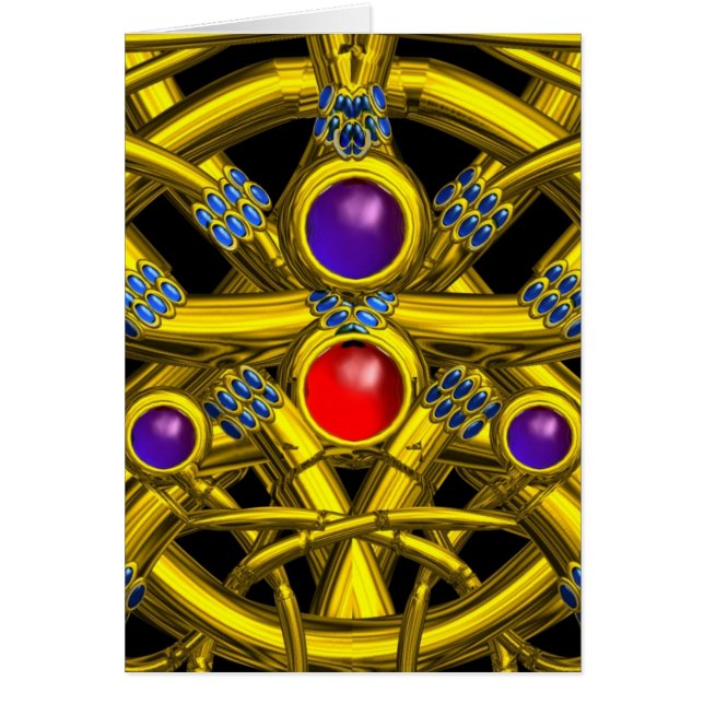 NOEUDS CELTIQUES D'OR AVEC DRAGONS DOUCES (Devant)