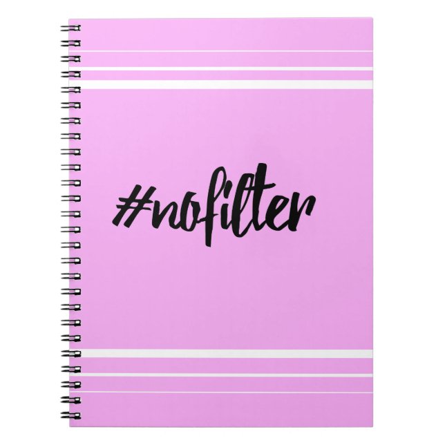 #nofilter Notebook Notizblock (Vorderseite)