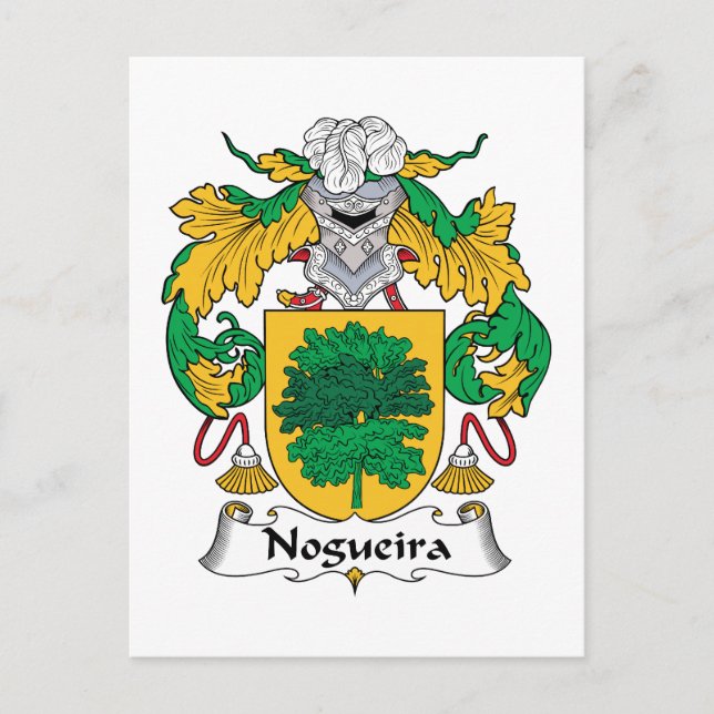 Nogueira-Familienwappen Postkarte (Vorderseite)