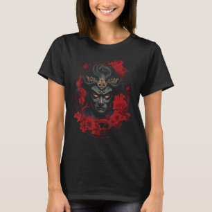 Noh Theater Japanisch Oni Maske Kabuki Kostüm Japa T-Shirt