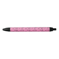 Abréviations roses du pharmacien stylo