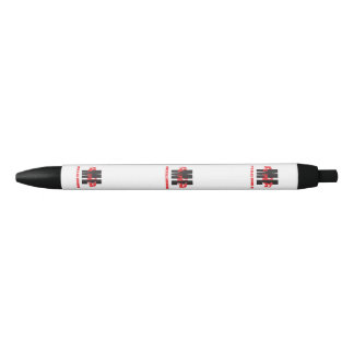 Noir "Aimez tous autour de moi" stylo