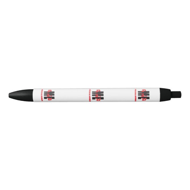 Noir "Aimez tous autour de moi" stylo (Devant)