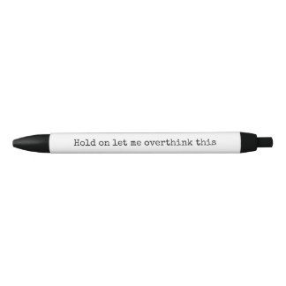 Noir Attendez, laissez-moi surpenser ce stylo de bureau