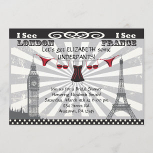 Noir avec les invitations rouges de Fête de la