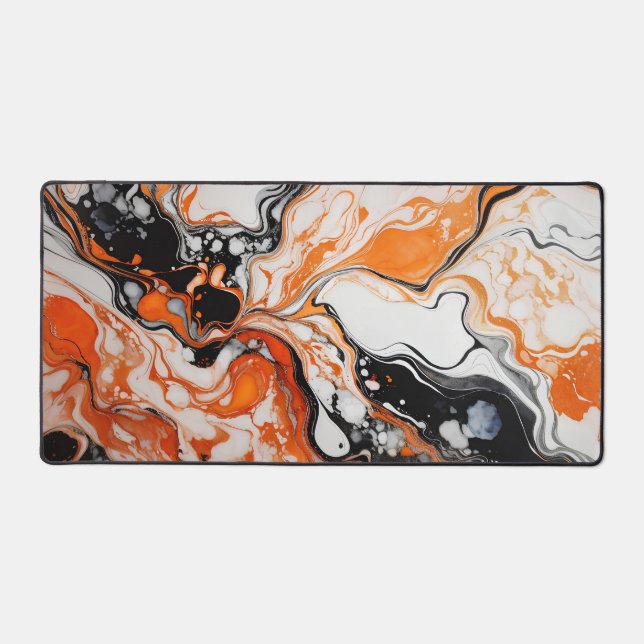 Noir blanc et orange (Recto)