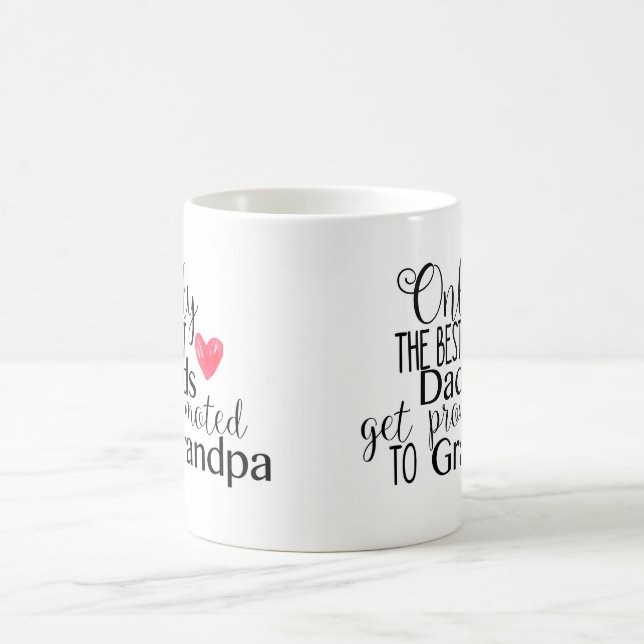 Noir/blanc tasse Morphing de 11 onces (Centre)