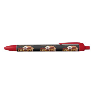 Noir Bull Butter Brothers Stylo d'écriture