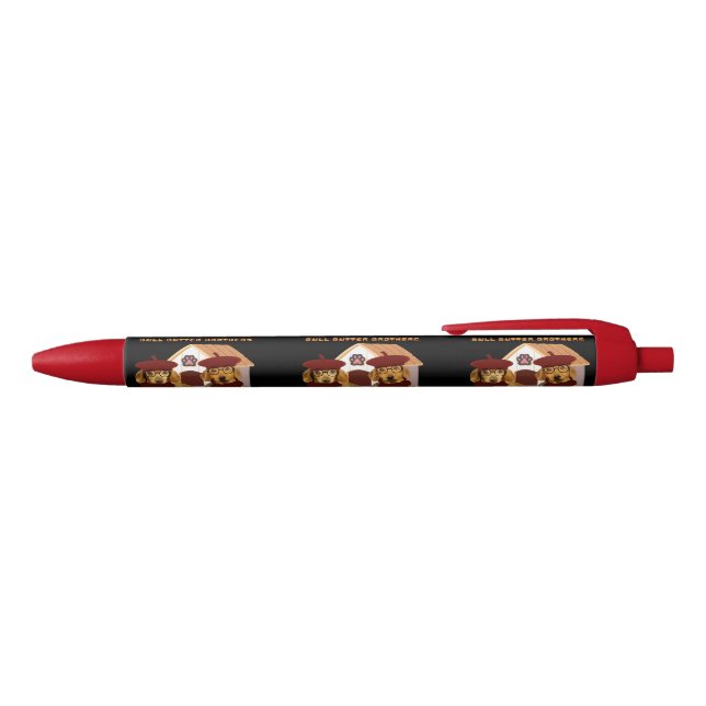 Noir Bull Butter Brothers Stylo d'écriture (Haut)
