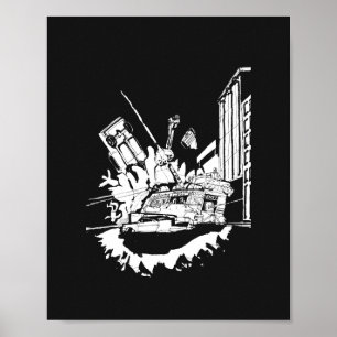 Noir Bus Battle Poster