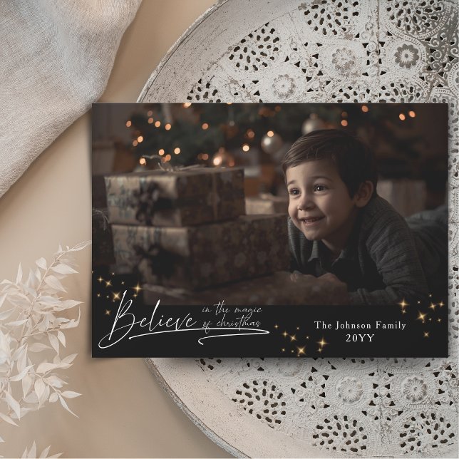 Noir Chic Glaube an die Magie der Weihnachten (Von Creator hochgeladen)