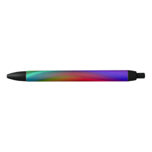 Noir Couleurs torsadées Stylo Abstrait