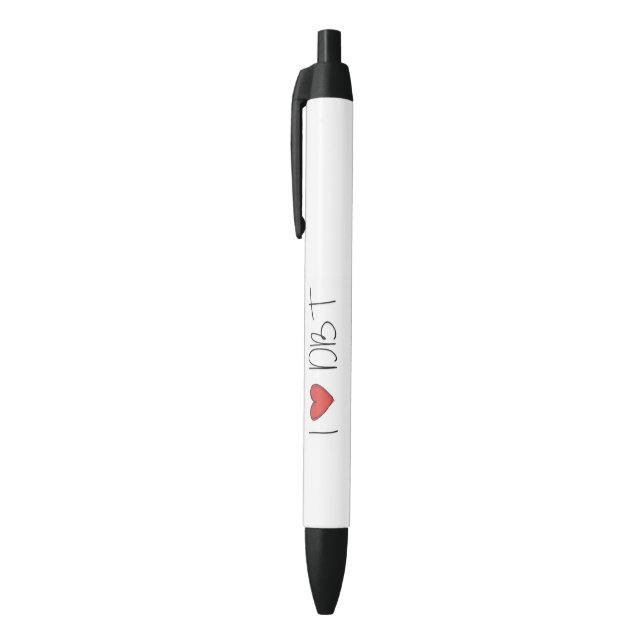 Noir Cuisine j'aime le stylo DBT (Haut (Vertical))