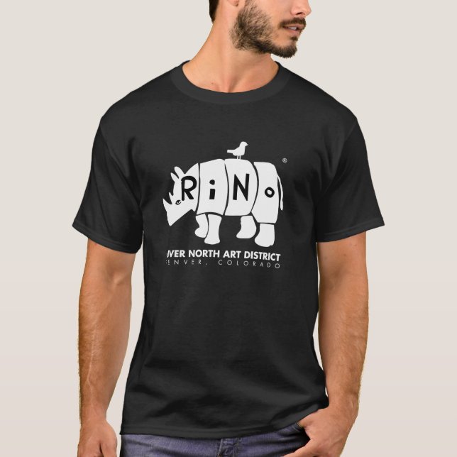 NOIR de T-shirt de RiNo (Devant)