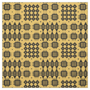 Noir de tapisserie de Faux de Gallois, tissu jaune