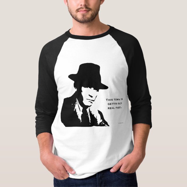 Noir Detektiv-Shirt T-Shirt (Vorderseite)