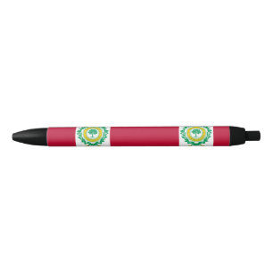 Noir Drapeau de Raleigh, Stylo d'encre noire de Carolin