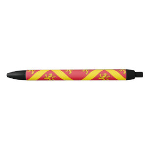 Noir Drapeau de stylo d'encre noire Anglesey