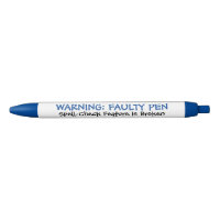 Drôle "Stylo Faulty" Mauvais stylo à bille Speller