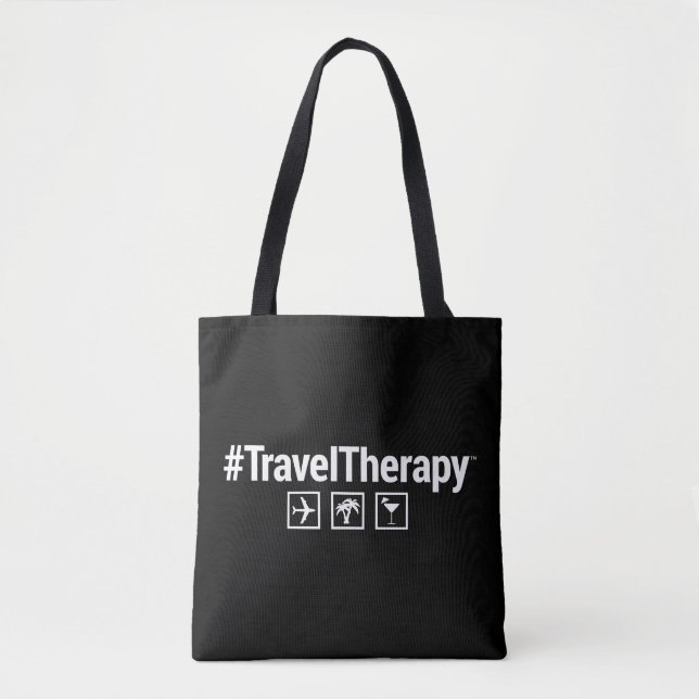 Noir du sac fourre-tout | à thérapie de voyage (Devant)