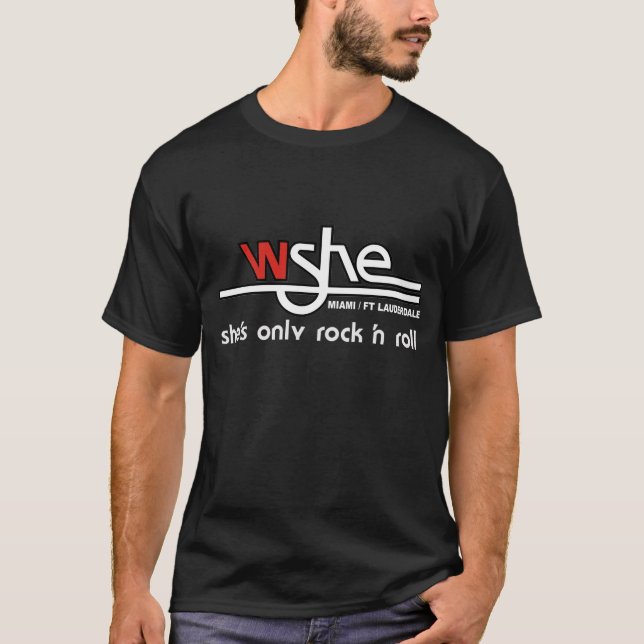 Noir du T-shirt des hommes de WSHE (Devant)