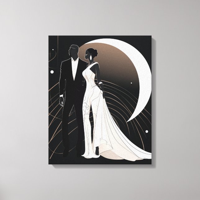 NOIR ELEGANCE #1 LEINWANDDRUCK (Vorderseite)
