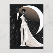 NOIR ELEGANCE #1 POSTCARD