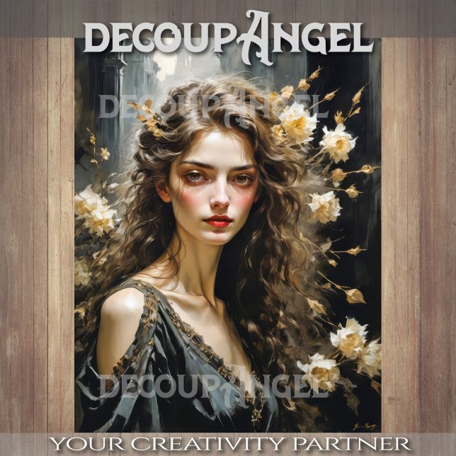 Noir Elegance - Decoupage - Seidenpapier (Von Creator hochgeladen)