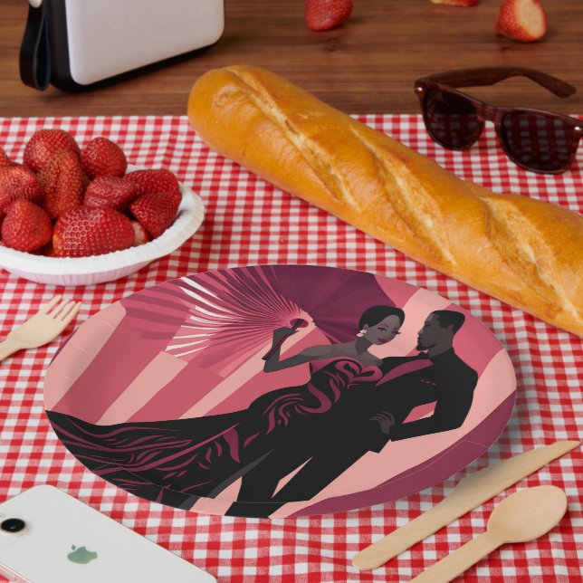 NOIR ELEGANCE-RED #1 PAPPTELLER (Picknick)