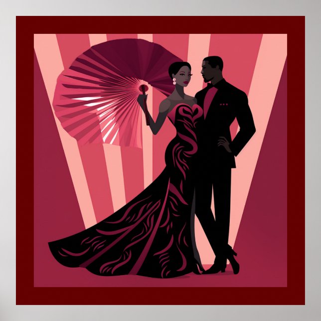 NOIR ELEGANCE-RED #1 POSTER (Vorne)