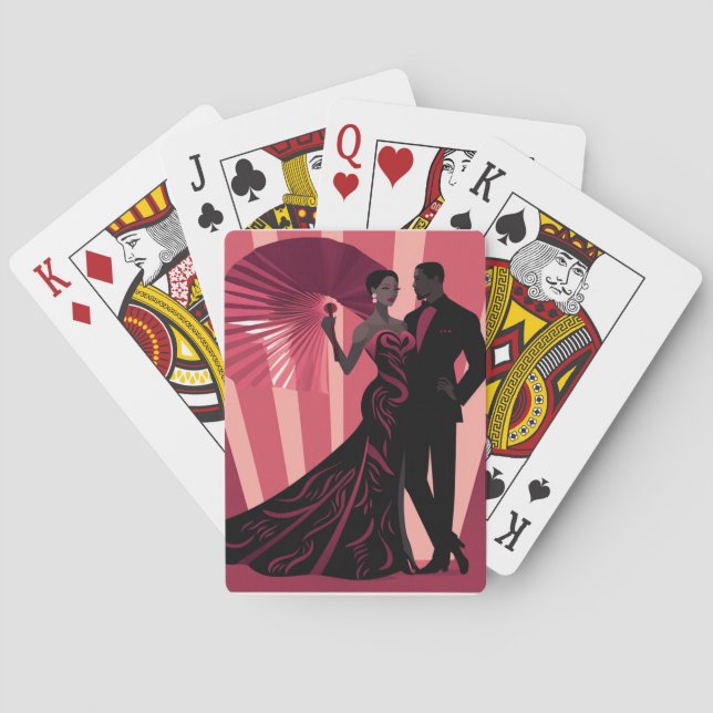 NOIR ELEGANCE-RED #1 SPIELKARTEN (Rückseite)