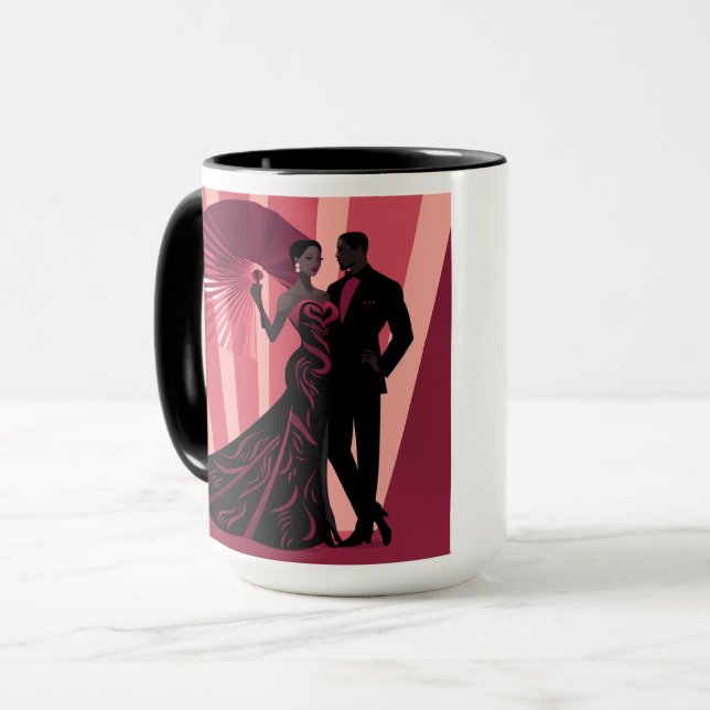 NOIR ELEGANCE-RED #1 TASSE (Vorderseite Links)