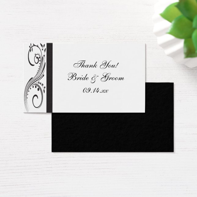 Noir et blanc Frotles Noir et Blanc Mariage favori (Bureau)