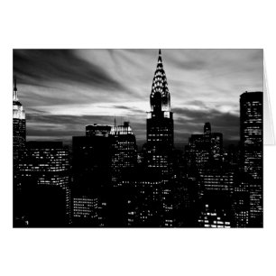 Noir et blanc New York City Midtown