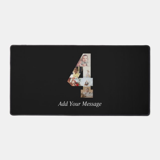 Noir et blanc Numéro 4 Photo Collage (Recto)