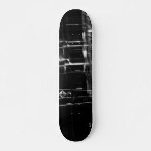 noir et blanc photo abstraite skateboard