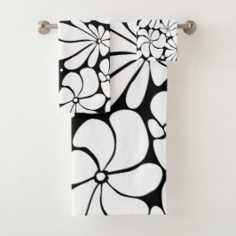 Noir Et Blanc Retro les années 70 Design Graphique