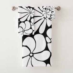 Noir Et Blanc Retro les années 70 Design Graphique