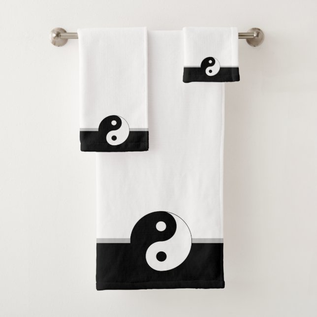 Noir et Blanc sur mesure Yin Yang (En situation)