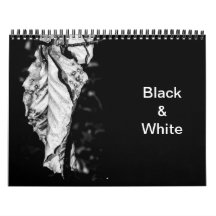 Noir. et calendrier blanc