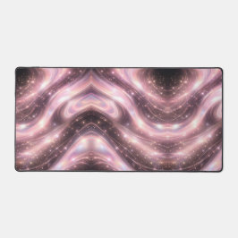 Noir et motifs spatiaux en blush mat AI art 