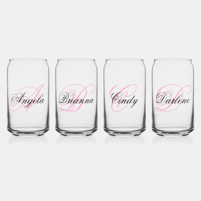 Noir et rose Fancy Monogramme (Recto)