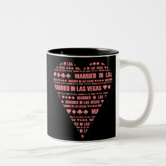 Noir et rouge mariés dans la tasse de Las Vegas