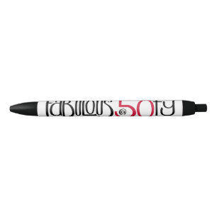 Noir Fabuleux à 50 stylo rouge