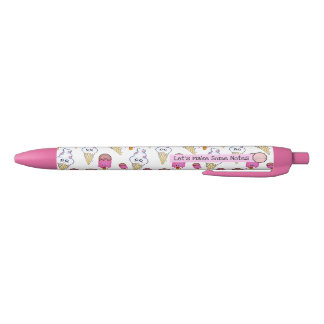 Noir Faisons des notes, stylo glace à l'eau