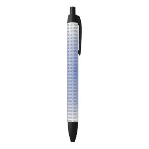 Noir Foi Bleue Il Stylo D'Encre Noire