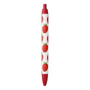 Noir Fraises Stylo à fruits vert rouge