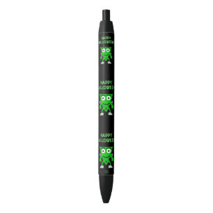 Noir FrankenCheese Halloween Stylo de voeux