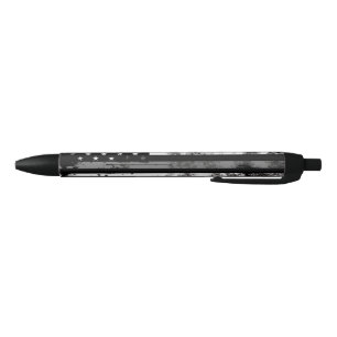 Noir Gris Line Grunge Flag Agent correctionnel Stylo